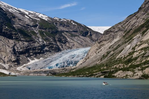 Glacial lake in Norway