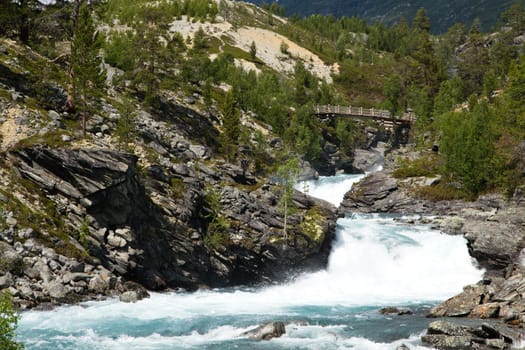 Mountain stream in Norway