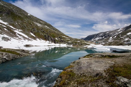 Mountain stream in Norway