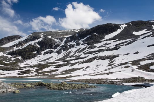 Glacial lake in Norway