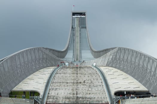 Ski jump at Holmenkollen in Oslo