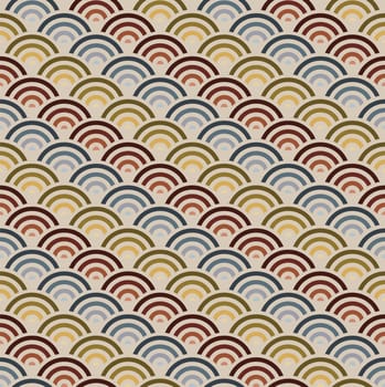 Japan Circles style background illustration. Vector file available.