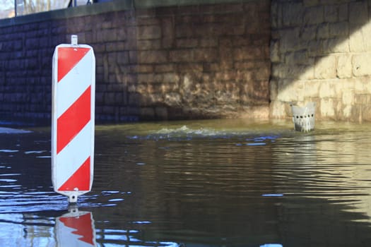 flooded road