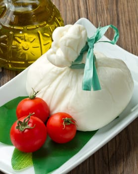 soft cheese filled with butter