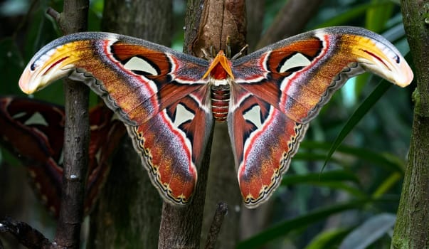 atlas moth (Attacus atlas) is a species of moth of the family Saturniidae ditrisio