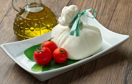 soft cheese filled with butter