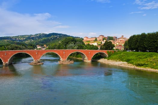 Skyline of Moncalieri Turin