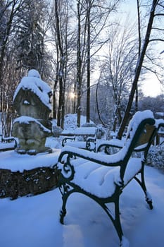 Winter in the park