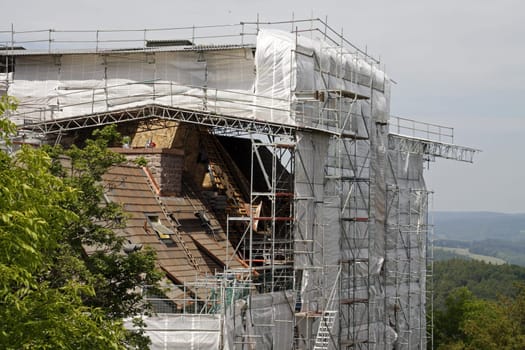 Construction site Hotel auf der Wartburg