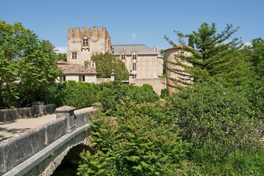 The castle of Allemagne in the south of France