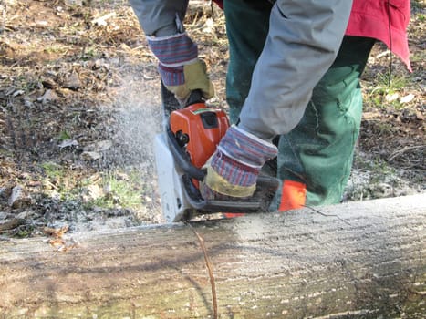 When sawing