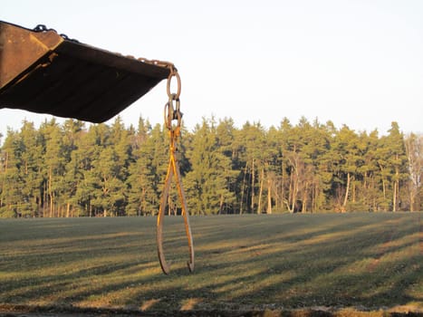 David Brown with lifting hook