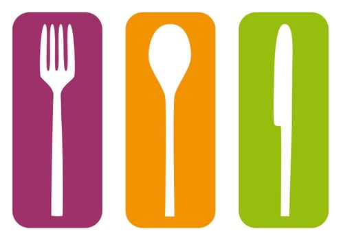 Cutlery abstract