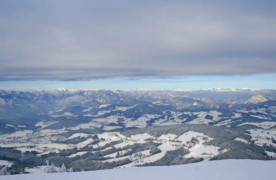 Winter in the Alps