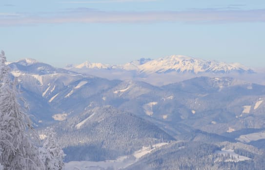 Winter in the Alps