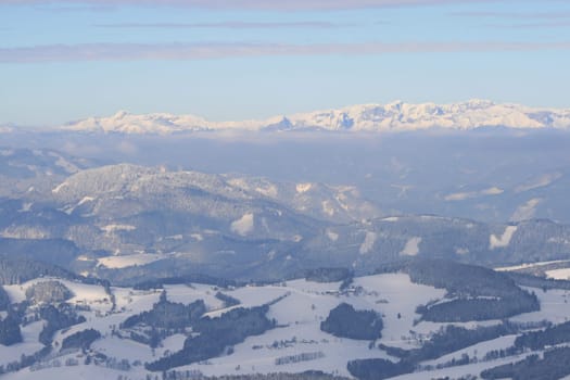 Winter in the Alps