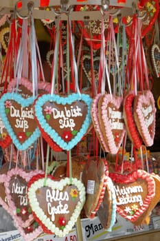 Gingerbread hearts