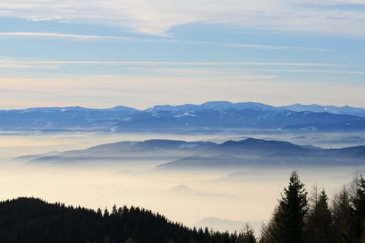 Winders in the Alps