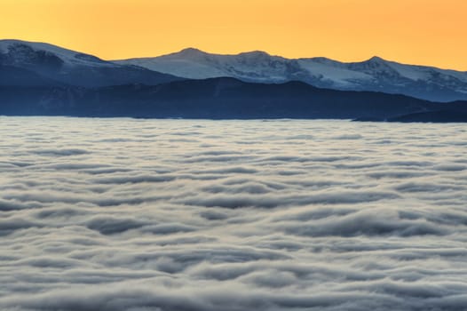 Sunset in the Alps