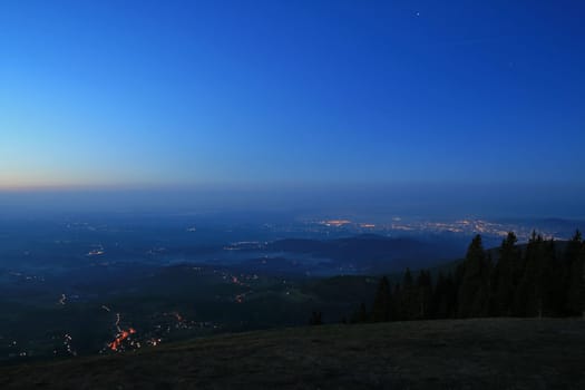 Morning hour in the Alps