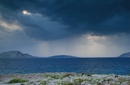 Thunderstorm by the sea