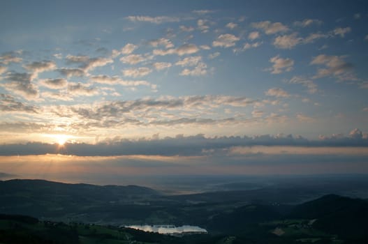 Sunrise at the Stubenbergsee