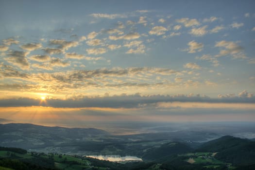 Sunrise at the Stubenbergsee