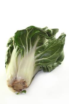 a chard plant against a white background