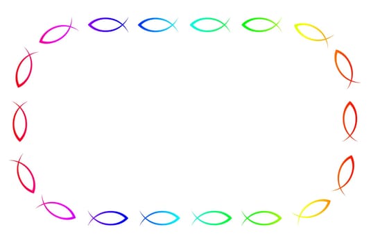 Colorful Ichthys Frame