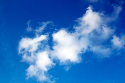 Blue sky with clouds