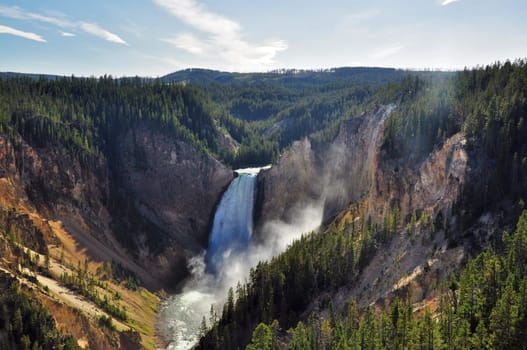 Lower Falls,Yellowstone National Park,Wyoming,USA