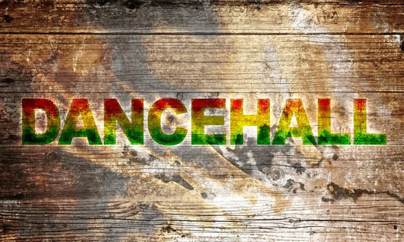 Old wooden board - Dancehall lettering
