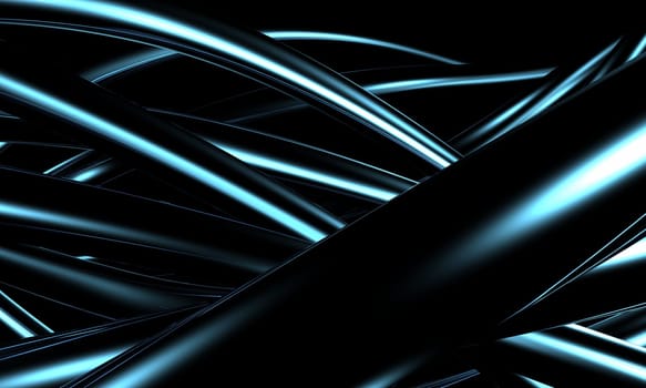 Dark Steel Waves Background