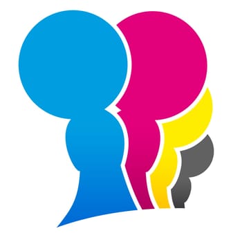 CMYK Game Pieces