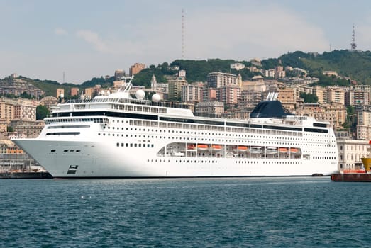 cruise ship in port