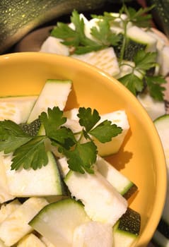 Zucchini salad