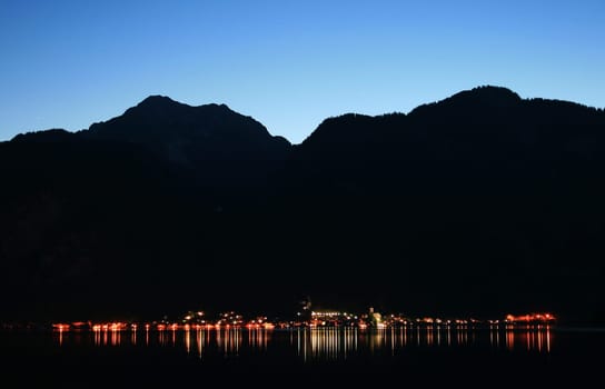 Hallstatt at night