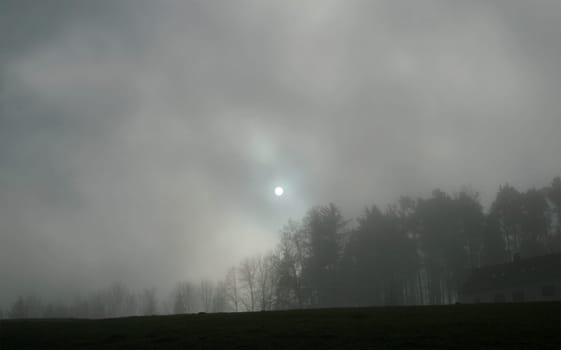 Foggy weather