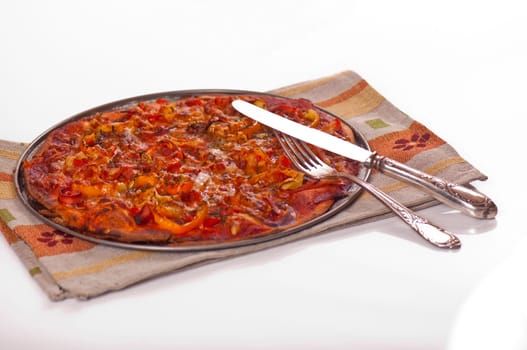 baked pizza