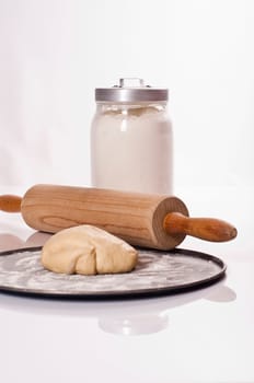 Roll out pizza dough