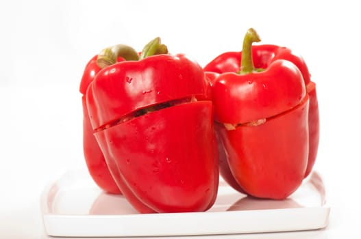 stuffed red peppers
