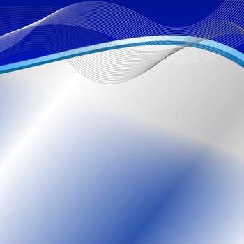 Background waves abstract stationery graphic