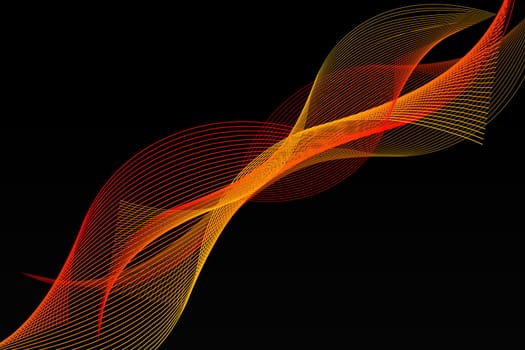 Background waves abstract stationery graphic