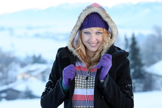 A warm smile in the cold winter