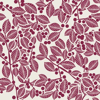 Seamless Art Nouveau background pattern