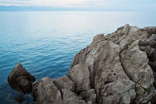 Rocks in the sea
