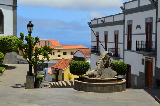 Village fountain