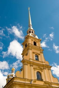 St. Peter and Pavel&#039 s cathedral in the Peter and Paul Fortress in St.-Petersburg, Russia