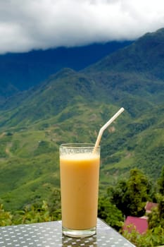 Fruit drink at North vietnam