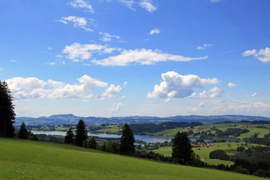 The Rottachspeicher - a reservoir in the Allgäu